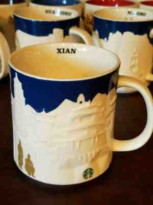 rare mugs Starbucks XIAN Skyline City Relief Collector Series 16oz mug w/SKU - Sold on eBay Oct, 23rd 2019 for $35.00