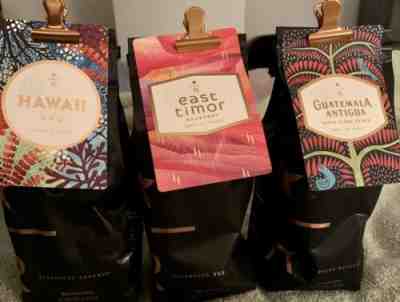 NEW Starbucks Reserve Coffee Beans 3 Different Single Origin Bags 8.8oz Each SIB - Sold on eBay Oct, 23rd 2019 for $64.50