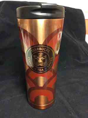 New Starbucks RARE Copper Travel Mug Tumbler Insulated RAINBOW Coffee Tea Spices - Sold on eBay Oct, 23rd 2019 for $25.28