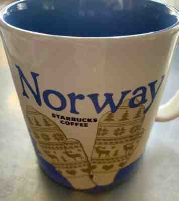 Original Starbucks City Mug 16 oz Global icon city Norway Series 2016 Cup Blue - Sold on eBay Oct, 23rd 2019 for $28.00