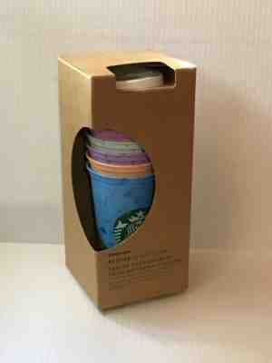 Starbucks New Summer Hot Color Reusable  Cups - Sold on eBay Oct, 23rd 2019 for $23.99
