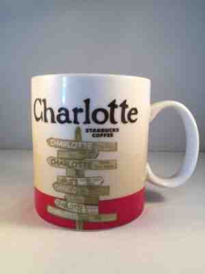 Starbucks Charlotte North Carolina Global Icon 16 oz Coffee Mug 2012 Rare - Sold on eBay Oct, 23rd 2019 for $25.00