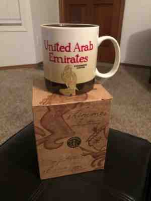 Starbucks United Arab Emirates Coffee Mug Global Icon City NEW W/1999 Iconic Box - Sold on eBay Oct, 23rd 2019 for $23.00