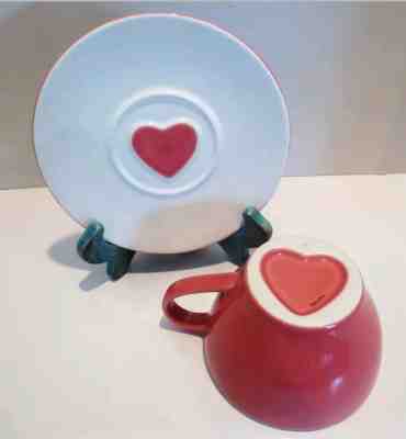 Starbucks Pink Sweetheart ? Coffee Cup Plate Set Tea Mug Love Rare Gift *Retired - Sold on eBay Oct, 23rd 2019 for $22.95
