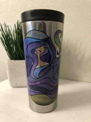 STARBUCKS 16OZ SIREN MERMAID PSYCHEDELIC SINCE 71 STAINLESS TRAVEL MUG CUP 2016 - Sold on eBay Oct, 23rd 2019 for $24.99