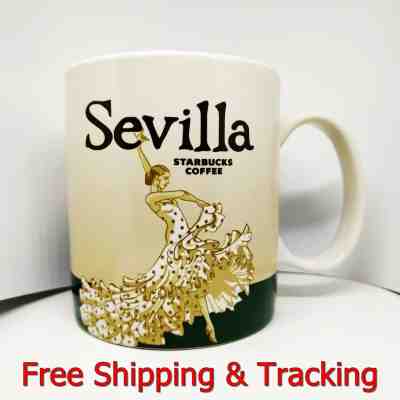 2016 Starbucks Sevilla Spain Global Icon City Collector Coffee Mug Cup 16Oz Rare - Sold on eBay Oct, 23rd 2019 for $49.99