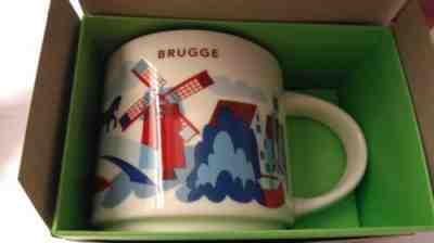 LAST ONE!  BRUGGE STARBUCKS YAH (You Are Here) Mug (Belgium), New in Box - Sold on eBay Oct, 23rd 2019 for $46.99