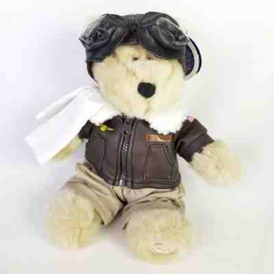 Starbucks Coffee 2004 32nd Edition Bearista Aviator Pilot Baron Bear Plush - Sold on eBay Oct, 23rd 2019 for $19.95