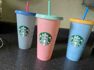 starbucks color changing cups - Sold on eBay Oct, 22nd 2019 for $30.00