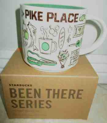 STARBUCKS - "PIKE PLACE" Mug  Been There Series / Pin Drop Collection - NIB - Sold on eBay Oct, 22nd 2019 for $17.95