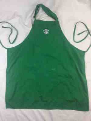Starbucks Coffee Barista Green Apron Pre Owned  Stained From Lattes - Sold on eBay Oct, 22nd 2019 for $19.99
