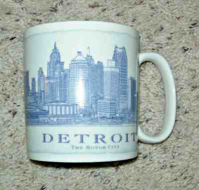 STARBUCKS 2006 DETROIT MOTOR CITY ARCHITECTURAL 18 OZ COFFEE MUG - Sold on eBay Oct, 22nd 2019 for $19.99