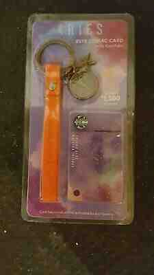 *LIMITED* NEW Starbucks Philippines Mini '19 Zodiac Gift Card & ARIES Key Chain - Sold on eBay Oct, 22nd 2019 for $21.88