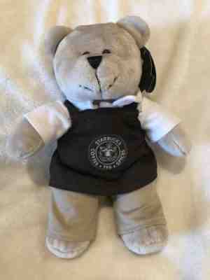 Starbucks Pike Place Market Bearista Bear Plush 2006 Tags 10" - Sold on eBay Oct, 22nd 2019 for $29.99