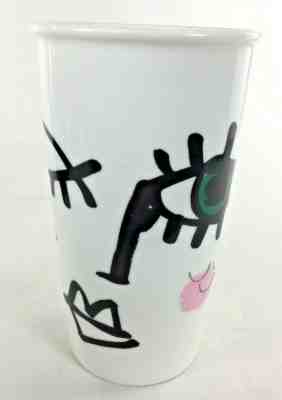 Starbucks 2014 Winking Eye Siren Face Ceramic Travel Tumbler 12 fl oz  - Sold on eBay Oct, 22nd 2019 for $19.88