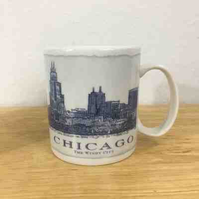 Starbucks Coffee Mug Cup Large 18 oz 2008 Chicago Architect Skyline City Series - Sold on eBay Oct, 22nd 2019 for $18.99