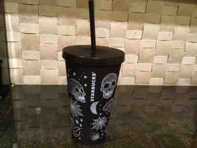 Starbucks 2019 Halloween Black/Purple 16OZ. Travel Tumbler - Sold on eBay Oct, 22nd 2019 for $34.99