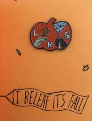 Rare Starbucks Leaf Rakers Society Pin Fall 2019 Exclusive - Sold on eBay Oct, 22nd 2019 for $30.00