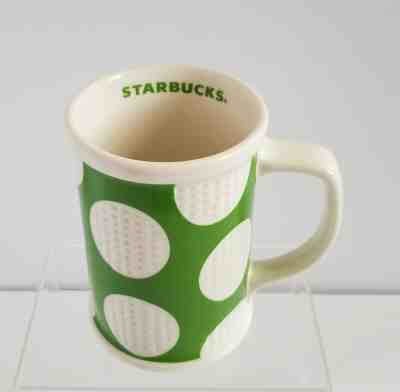 Starbucks Coffee Mug Golf Balls 2006 16 oz Green White Ceramic Cup - Sold on eBay Oct, 22nd 2019 for $19.95