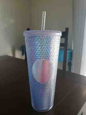 2018 RAINBOW STARBUCKS IRIDESCENT STUDDED COLD CUP Limited edition  - Sold on eBay Oct, 22nd 2019 for $80.00