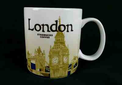 Starbucks London Global Icon Coffee Mug 16 oz Cup 2012 - Sold on eBay Oct, 22nd 2019 for $19.99