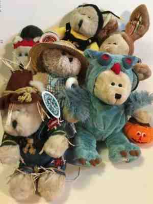 Lot of 6-Starbucks Bearista Plush-Halloween Owl Bunny Mary Bee Scarecrow Elf - Sold on eBay Oct, 22nd 2019 for $30.01