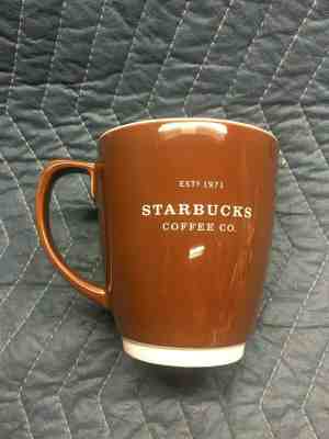 2006 Brown Starbucks Coffee Mug 18 oz.  - Sold on eBay Oct, 22nd 2019 for $17.68
