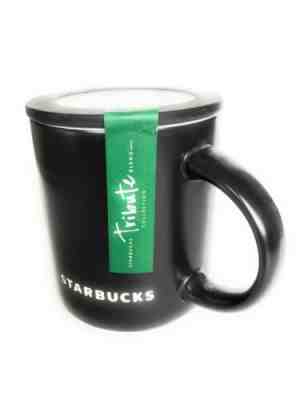 2010 Matte Black Starbucks Mug With Stainless Steel Lid - Sold on eBay Oct, 22nd 2019 for $24.95