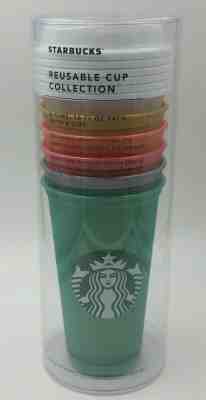 Starbucks Cups Reusable Collection Limited Holiday Edition 6 tumblers + Lids New - Sold on eBay Oct, 22nd 2019 for $19.99