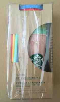 Starbucks Reusable Cold Color Changing Cups - 5 Pack New - Sold on eBay Oct, 22nd 2019 for $80.00