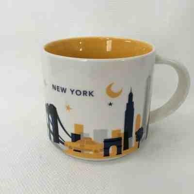 2013 STARBUCKS  NEW YORK NYC YOU ARE HERE COLLECTOR MUG - Sold on eBay Oct, 22nd 2019 for $19.99