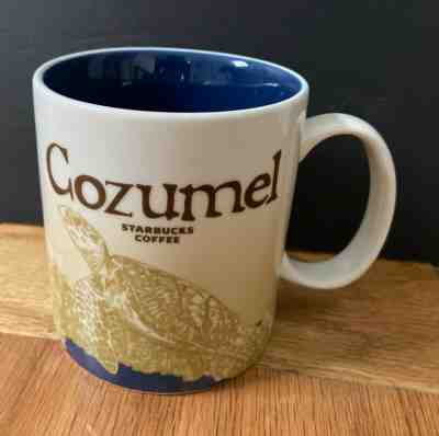 Starbucks Coffe Mug Cozumel Mexico Global Icon Sea Turtle 16 Oz  - Sold on eBay Oct, 22nd 2019 for $20.00