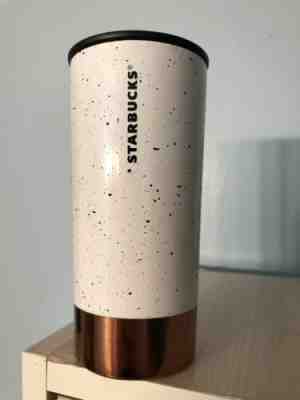 Starbucks Holiday 2017 Stainless Speckle Tumbler  12 fl oz Used - Sold on eBay Oct, 22nd 2019 for $26.99