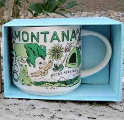 Starbucks "Been There Series" - MONTANA - 14oz. Coffee Mug - Sold on eBay Oct, 22nd 2019 for $34.95