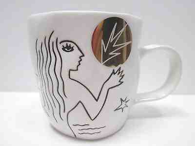 2013 Starbucks Siren Anniversary Etched White Coffee Mug New Bone China   - Sold on eBay Oct, 22nd 2019 for $25.95