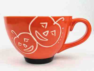 Starbucks Halloween Pumpkin Coffee Mug Cup 10 oz Orange and White 2007 - Sold on eBay Oct, 22nd 2019 for $19.99