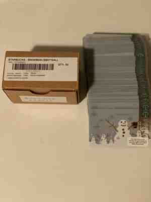 100 X Starbucks Card Snowman/Skate Cards. 2 BOXes OLD LOGO!SALE!! - Sold on eBay Oct, 22nd 2019 for $50.00