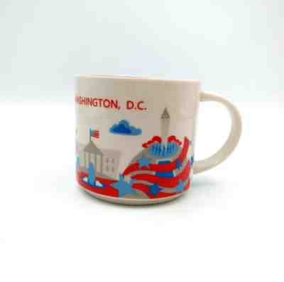 Starbucks YAH Ceramic 14oz You Are Here Collection Washington, DC Coffee Mug Cup - Sold on eBay Oct, 22nd 2019 for $16.50