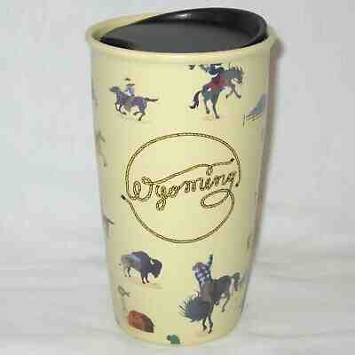 2016 Starbucks WYOMING 12oz Ceramic Traveler Travel Mug Local Collection State - Sold on eBay Oct, 22nd 2019 for $99.99