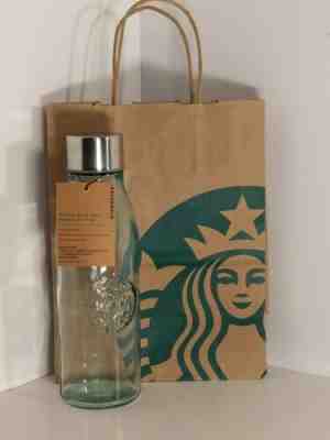 Starbucks Recycled Glass 20oz Venti Cold BOTTLE W/ Lid Spain NWT  RARE!!!! 2019 - Sold on eBay Oct, 22nd 2019 for $35.00