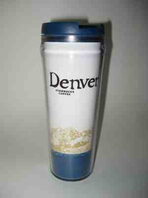 NWT Starbucks Denver Colorado Global Icon Series Travel Tumbler Coffee Mug 2004  - Sold on eBay Oct, 22nd 2019 for $24.95
