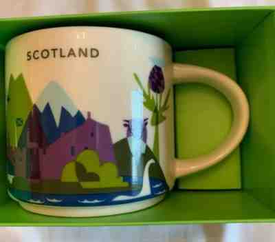 Starbucks YAH You Are Here Series Scotland Coffee Cup Mug Highlands Golf New Box - Sold on eBay Oct, 22nd 2019 for $50.00