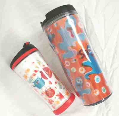 Starbucks Travel Tumbler Autumn Halloween Lot of 2 Kids 16 oz New Insulated 3D - Sold on eBay Oct, 22nd 2019 for $18.99