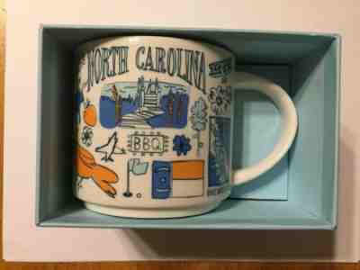 NEW 2018 Starbucks NORTH CAROLINA Been There Series 14oz Ceramic Cup Mug NIB - Sold on eBay Oct, 22nd 2019 for $15.99
