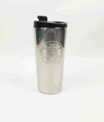 Starbucks Silver Mermaid Tumbler 2014 Siren Stainless Steel 16 oz  Zero Waste  - Sold on eBay Oct, 21st 2019 for $19.99