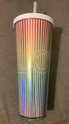 RARE STARBUCKS VENTI TUMBLER PRIDE RAINBOW LOVE 24oz Cup Reusable UPC Sticker - Sold on eBay Oct, 21st 2019 for $20.24