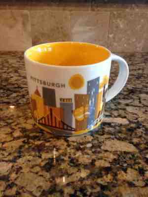 Starbucks Coffee 2013 You Are Here Collection Pittsburgh Mug 14 Oz Brand New - Sold on eBay Oct, 21st 2019 for $23.00