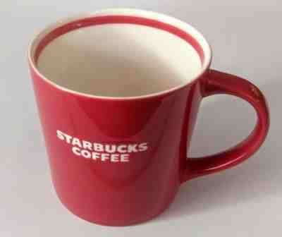 Starbucks Coffee 2010 Red New Bone China Embossed Etched Logo Mug 16 oz Tea Cup - Sold on eBay Oct, 21st 2019 for $23.47