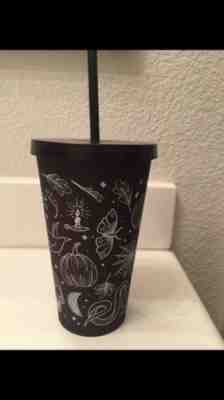 Starbucks Halloween 2019 Skull 16 Oz Tumbler Cup Purple/Black Spider Web RARE - Sold on eBay Oct, 21st 2019 for $40.00