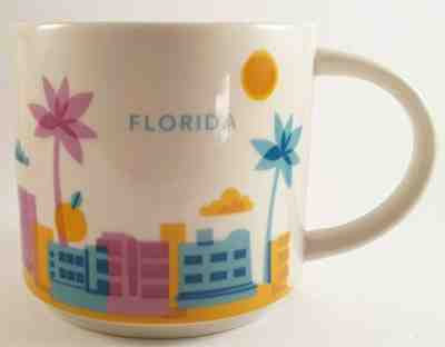 Starbucks Florida You Are Here Coffee Tea Cocoa Mug Cup 14oz 2017 YAH - Sold on eBay Oct, 21st 2019 for $19.83